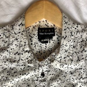 The Kooples - white pressure button shirt